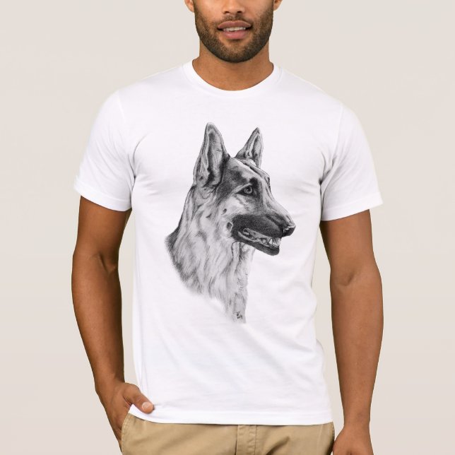 T-shirt Chien de berger allemand (Devant)
