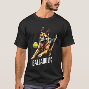 T-shirt Chien de berger allemand ballaholique drôle poursu