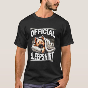 T-shirt Chien de berger allemand, chemise de nuit officiel