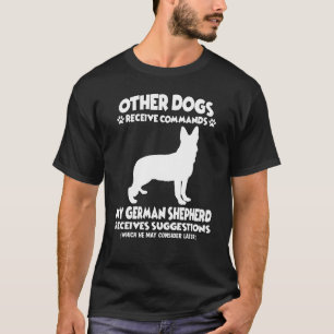 T-shirt Chien de berger allemand d'obéissance Chiens