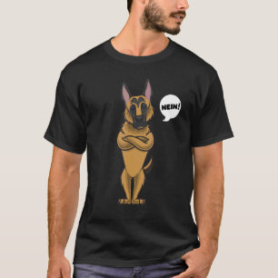 T-shirt Chien de berger allemand têtu berger