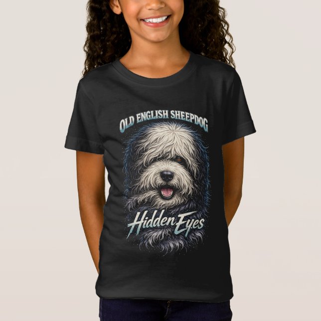 T-Shirt Chien de berger anglais ancien (Devant)