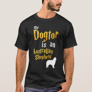T-shirt Chien de berger australien de sexe masculin Berger