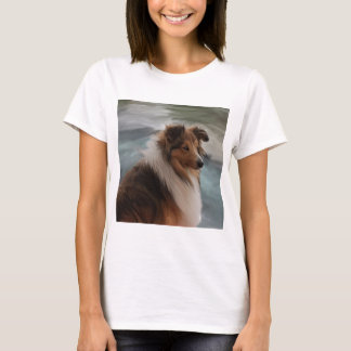 T-shirt Chien de berger de Shetland
