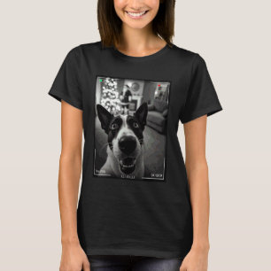 T-shirt Chien de bétail australien attrape Santa sur l'app