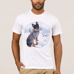 T-shirt Chien de bétail australien Noel