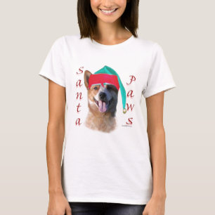 T-shirt Chien de bétail australien Père Noël Paks