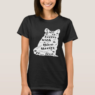 T-shirt Chien de bétail australien pour Blue Heeler Dog