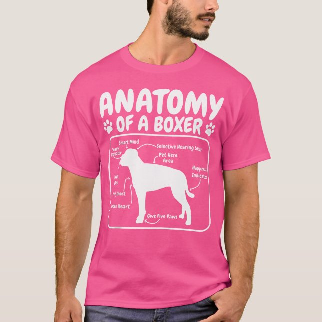 T-shirt Chien de boîte (Devant)