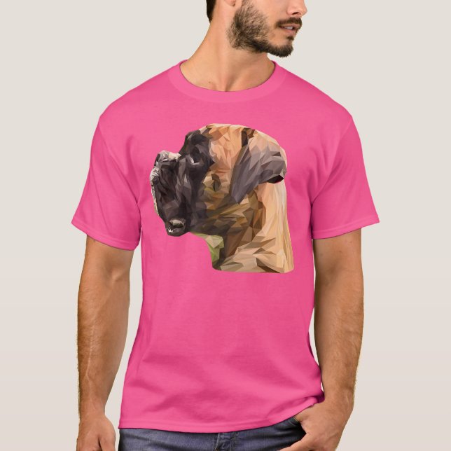 T-shirt Chien de boîte (Devant)