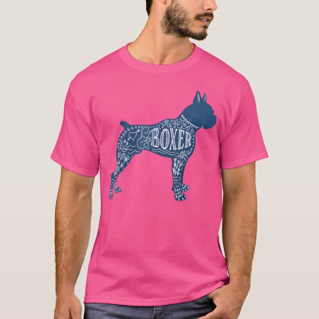 T-shirt Chien de boîte (Devant)