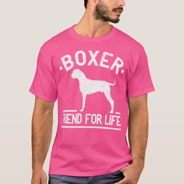 T-shirt Chien de boîte (Devant)