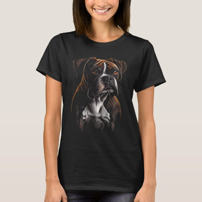 T-shirt Chien de boîte 12 (Devant)