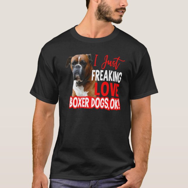 T-shirt Chien de boîte de boxe (Devant)