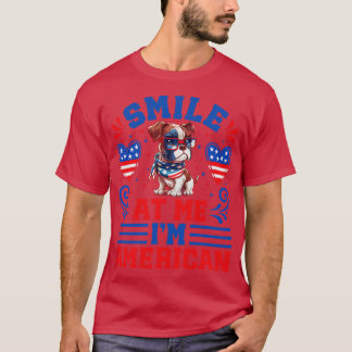 T-shirt Chien de boîte patriotique 4