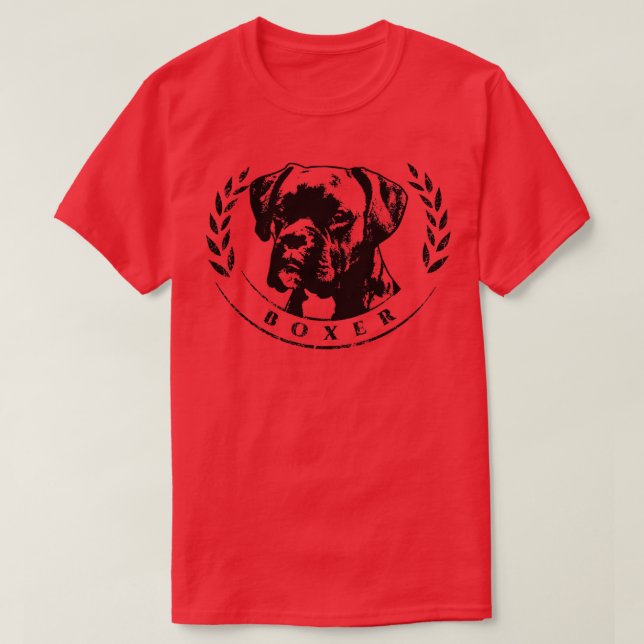 T-shirt Chien de boxe (4) (Design devant)