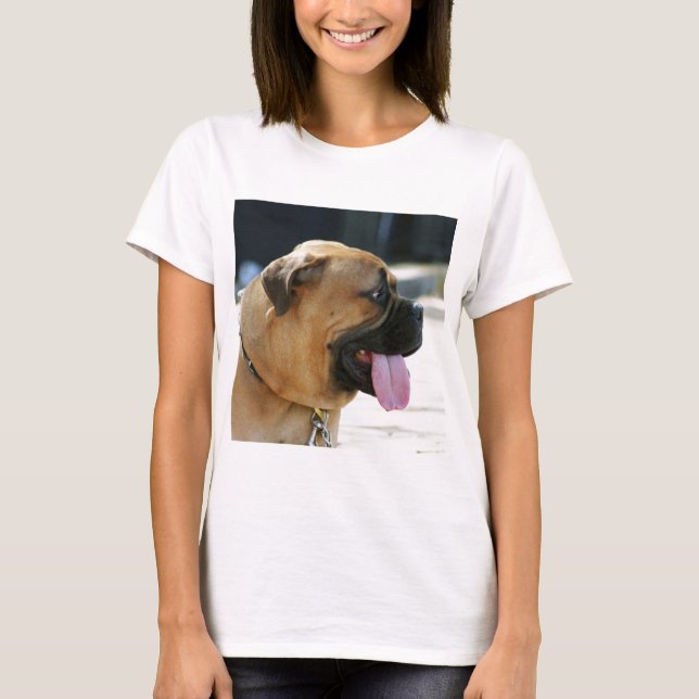 T-shirt Chien de Bullmastiff (Devant)