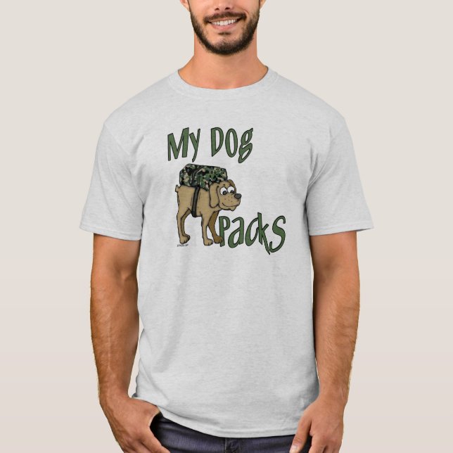 T-shirt Chien de camp (Devant)