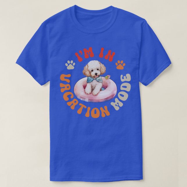 T-shirt Chien de caniche (Design devant)