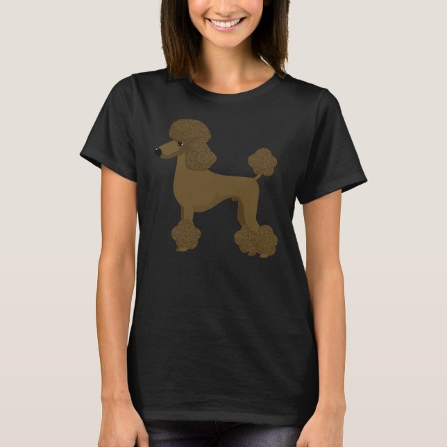 T-shirt Chien de caniche (Devant)