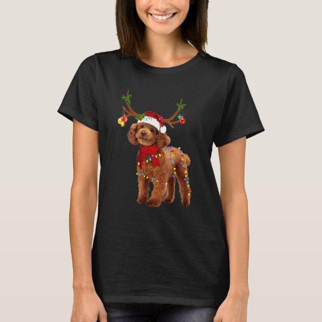 T-shirt Chien de caniche (Devant)