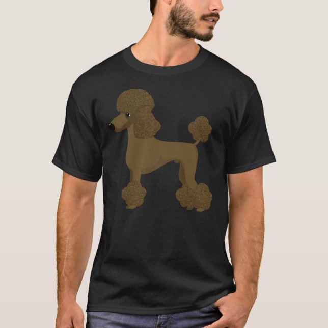 T-shirt Chien de caniche (Devant)