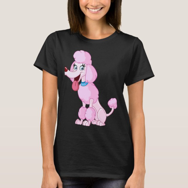 T-shirt Chien de caniche (Devant)