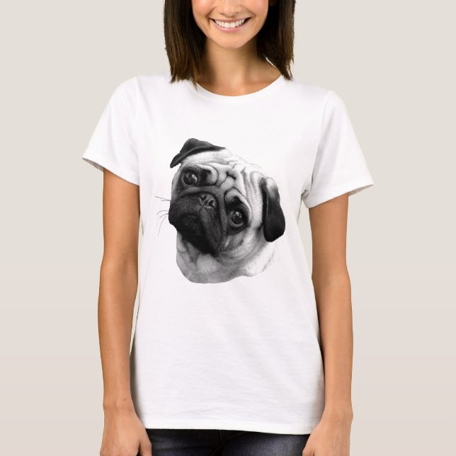 T-shirt Chien de carlin (Devant)