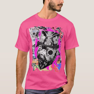 T-shirt Chien De Carlin En Steampunk - Art Urbain De Rue E