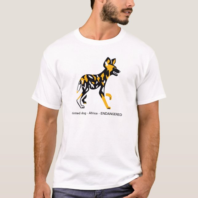 T-shirt Chien de chasse du Cap - Chien peint - Graphique a (Devant)