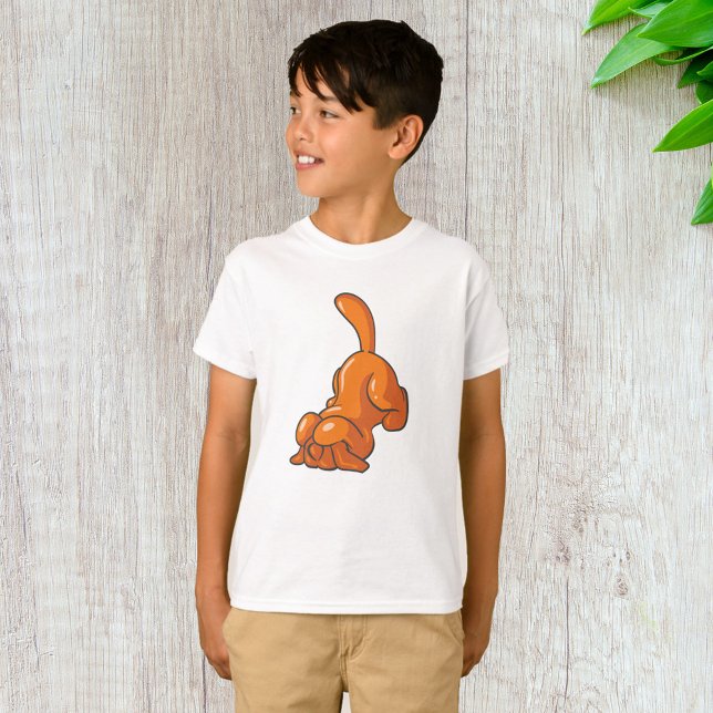 T-shirt Chien de chasse orange (Créateur téléchargé)