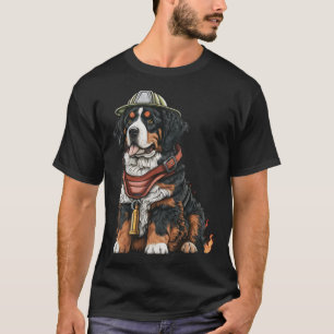 T-shirt Chien de chasse pour Bernese Mountain Dad Fighter