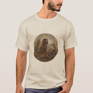 T-shirt Chien de chasse Wachtelhund, Epagneul allemand