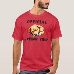 T-shirt Chien de chemise Napping