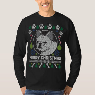 T-shirt Chien de Chien à Chien de France brandissant un la