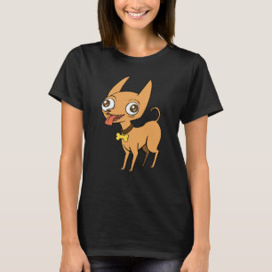 T-shirt Chien de chien Brown Chihuahua