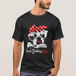 T-shirt Chien de Chien de Chien Rouge Bandana