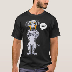 T-shirt Chien de chien léopard de Catahoula têtu drôle Pre