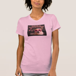 T-shirt Chien de chiwawa - haine de Don't parce que je