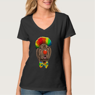 T-shirt Chien de cirque chinois clown Shar-Pei