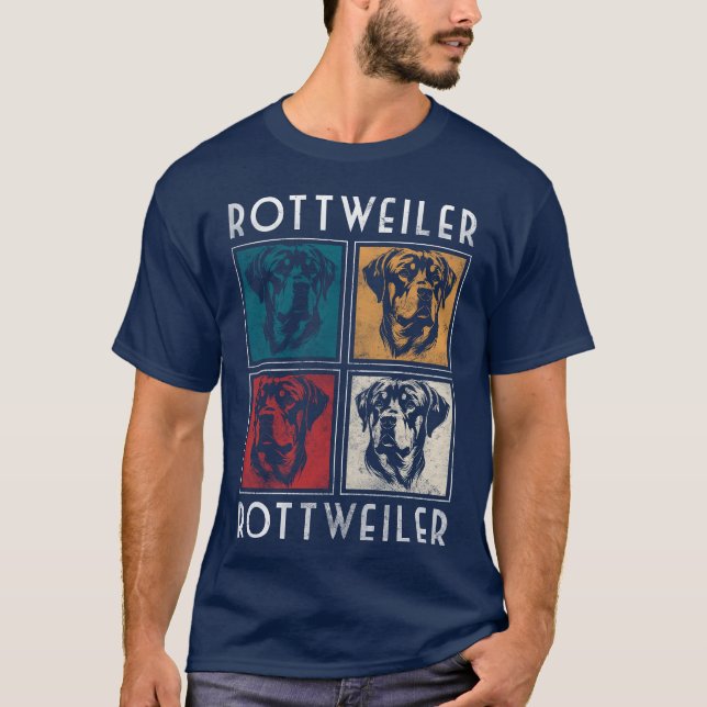 T-shirt Chien de combat ami chien vintage (Devant)