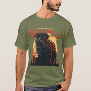 T-shirt Chien de compagnie drôle Carlin Pugzilla Graphique