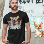 T-shirt Chien de compagnie photo personnalisée<br><div class="desc">Cette conception peut être personnalisée dans la zone fournie en modifiant la photo et/ou le texte. Vous pouvez également le customiser en cliquant sur Personnaliser ce Modèle, puis en choisissant l'option cliquer pour customiser et supprimer ou modifier la couleur de l'arrière - plan, ajouter du texte, modifier la couleur ou...</div>