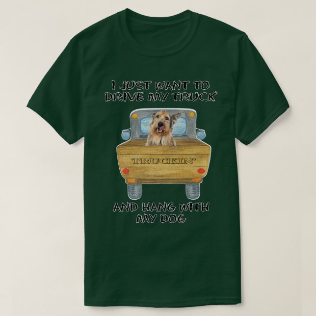 T-shirt Chien de conduite de camion Berger Picard (Design devant)