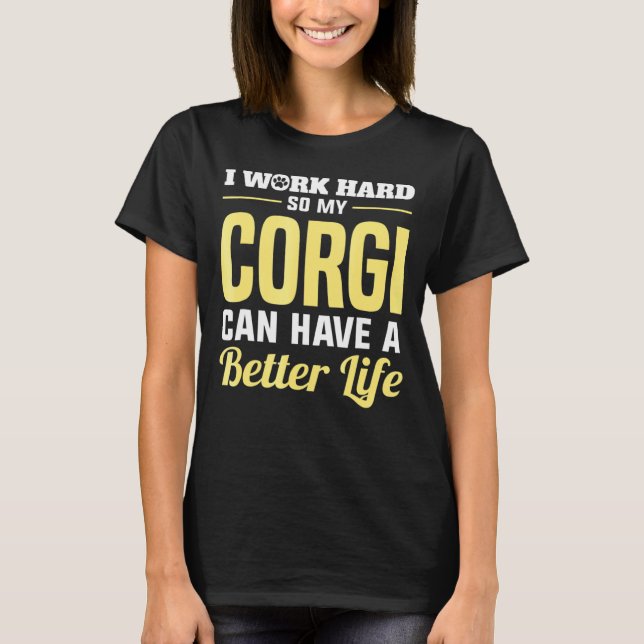 T-shirt Chien de Corgi (Devant)