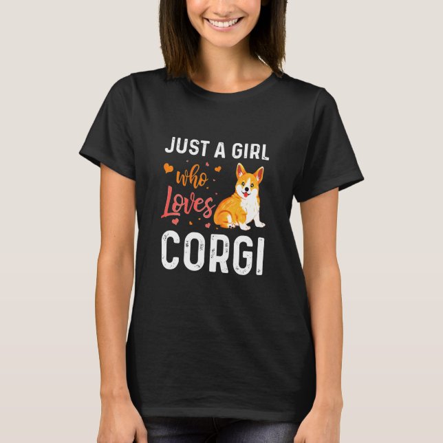 T-shirt Chien de Corgi (Devant)