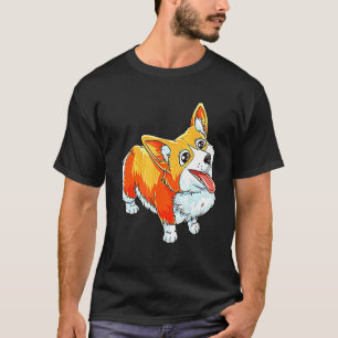 T-shirt Chien de Corgi Animal Chien Chien Chien Chien Chie