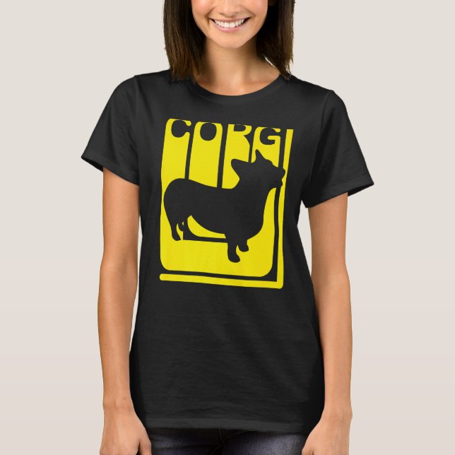 T-shirt Chien de Corgi Funny (Devant)