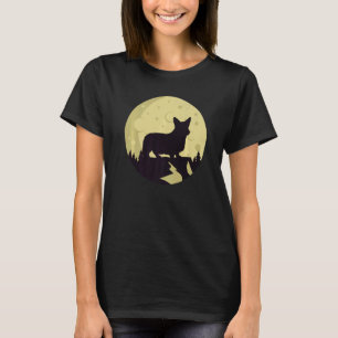 T-shirt Chien de Corgi gallois rétro 33