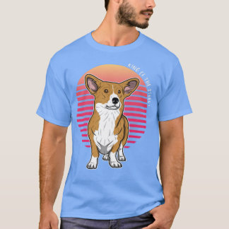 T-shirt Chien de Corgi gallois Vintage1645